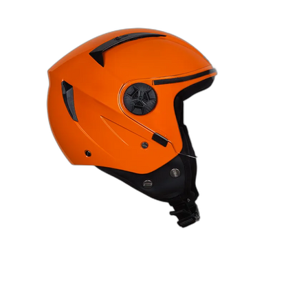 STUDDS Vogue V Orange Half Face Helmet