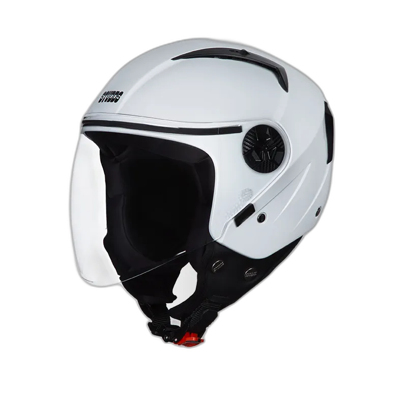 Studds Vogue White Half Face Helmet