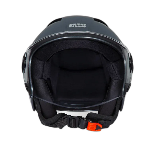 STUDDS Vouge Gun Grey Half Face Helmet