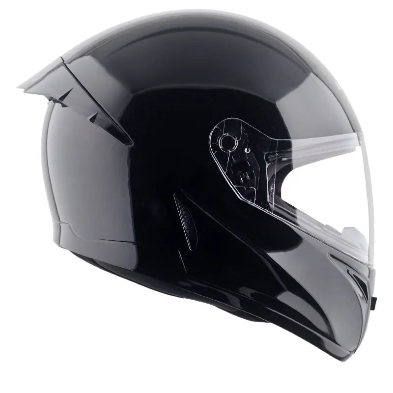 VEGA Voyager Dx Black Half Face Helmet