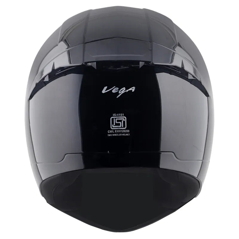 VEGA Voyager Dx Black Half Face Helmet