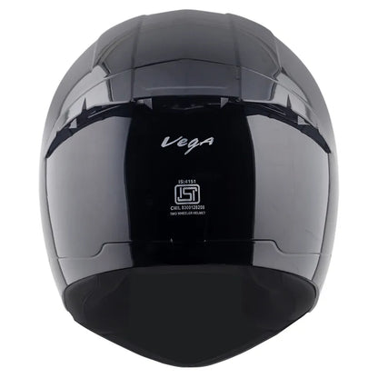 VEGA Voyager Dx Black Half Face Helmet