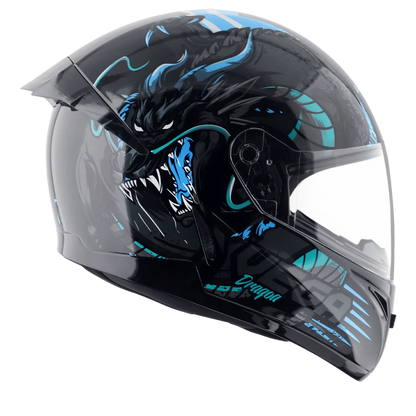 VEGA Voyager Dx Dragoa Black M Blue Full Face Helmet