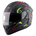VEGA Voyager Dx Dragon Black Red Full Face Helmet