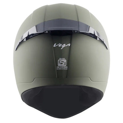 VEGA Voyager Dx Dull Battle Green Full Face Helmet