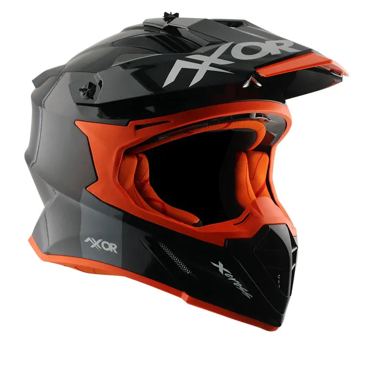 AXOR X Cross Black Orange Off Road Helmet