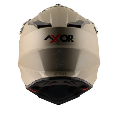 AXOR X Cross Dual Visor Sc Nickel Red Off Road Helmet