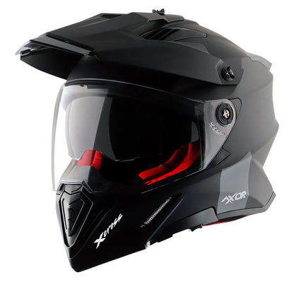 AXOR X Cross Dull Black Red Off Road Helmet