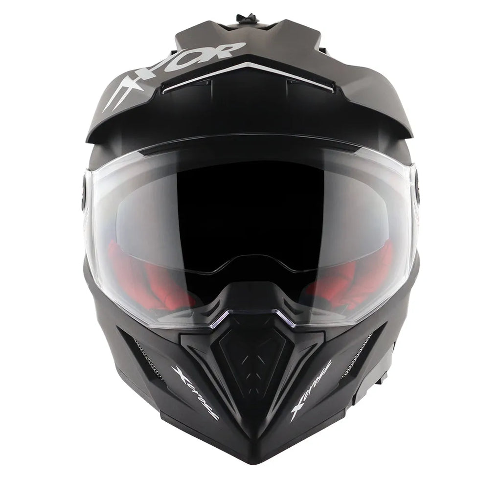AXOR X Cross Dull Black Red Off Road Helmet