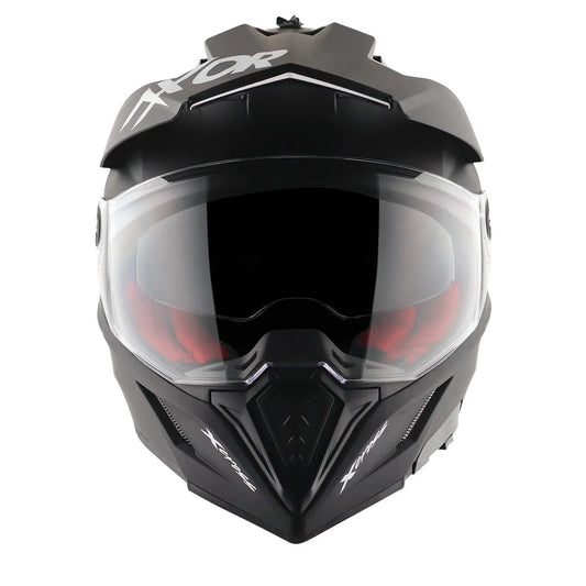 AXOR X Cross Dull Black Red Off Road Helmet