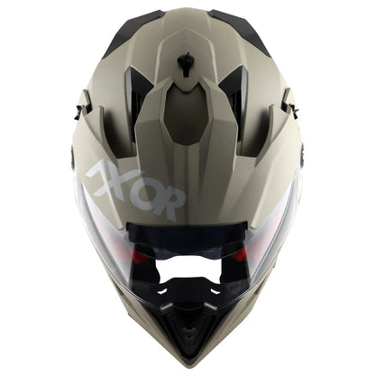 AXOR X Cross Nickel Red Off Road Helmet