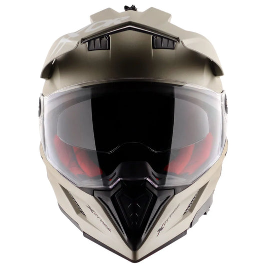 AXOR X Cross Nickel Red Off Road Helmet