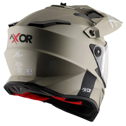 AXOR X Cross Nickel Red Off Road Helmet