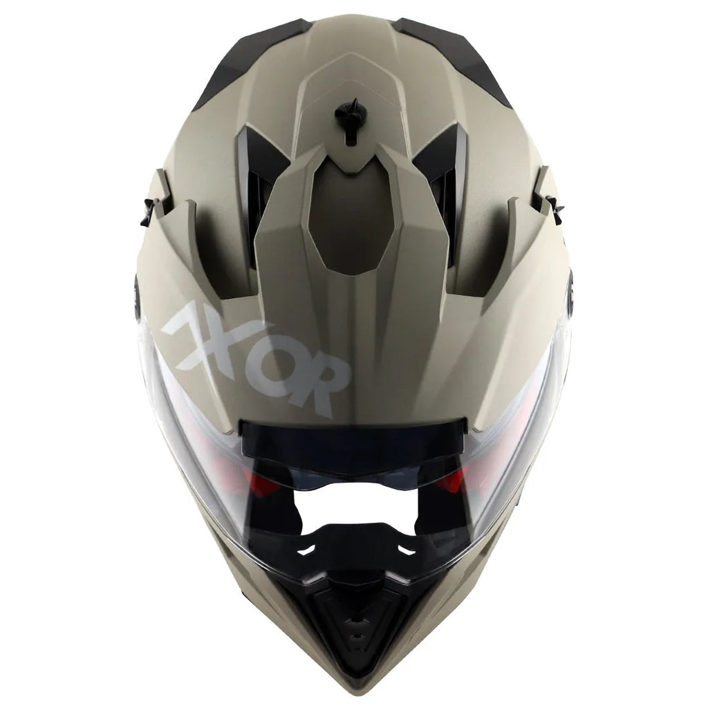 AXOR X Cross Nickel Red Off Road Helmet