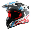 AXOR X Cross X1 White Red Off Road Helmet