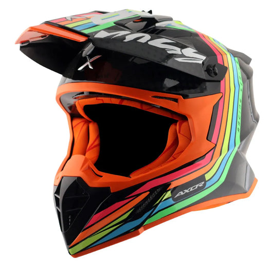 AXOR X Cross X2 Black Grey Off Road Helmet