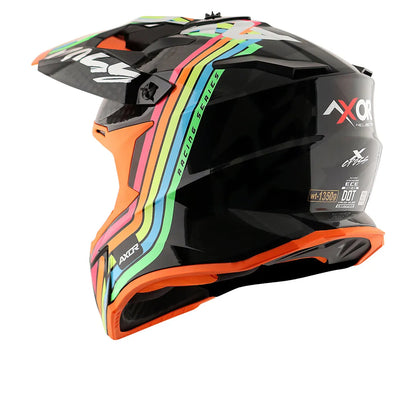 AXOR X Cross X2 Black Grey Off Road Helmet