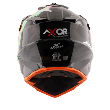 AXOR X Cross X2 Black Grey Off Road Helmet