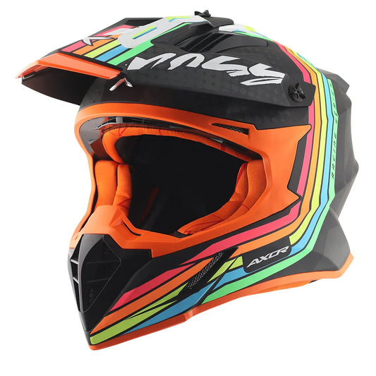 AXOR X Cross X2 Dull Black Grey Off Road Helmet