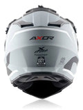 Axor X Cross Dual Visor Flagstaff Dull Nardo Grey Black Off Road Helmet