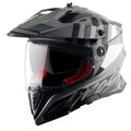 AXOR X Cross Dual Visor Orbit Athena Grey Black Full Face Helmet