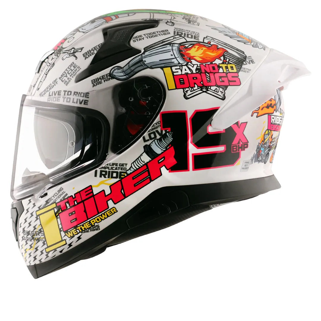 AXOR Xbhp Thenineteen Pink White Full Face Helmet