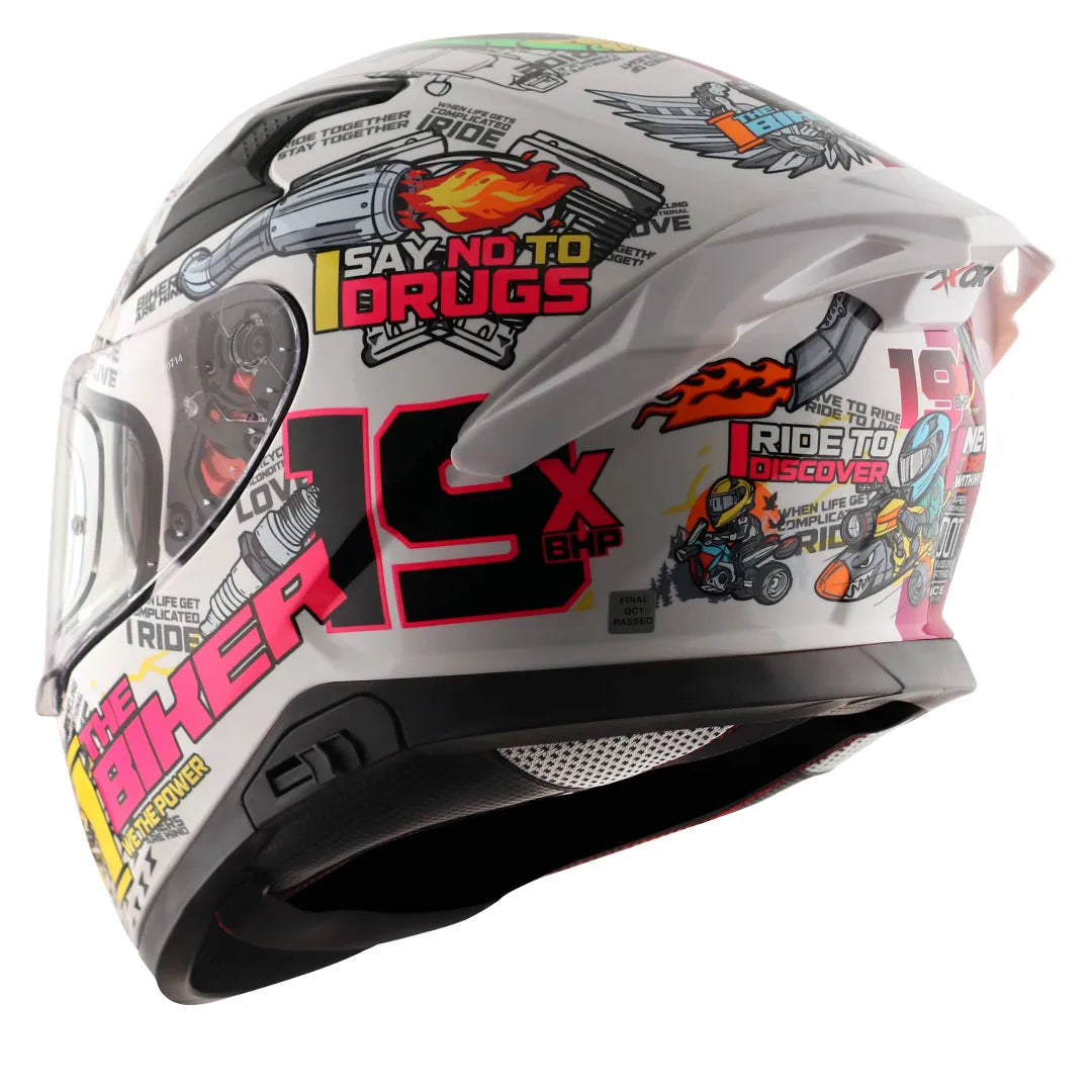 AXOR Xbhp Thenineteen Pink White Full Face Helmet