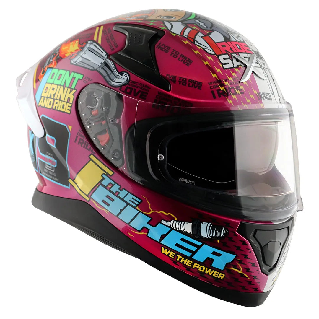 AXOR Xbhp Thenineteen Pink White Full Face Helmet