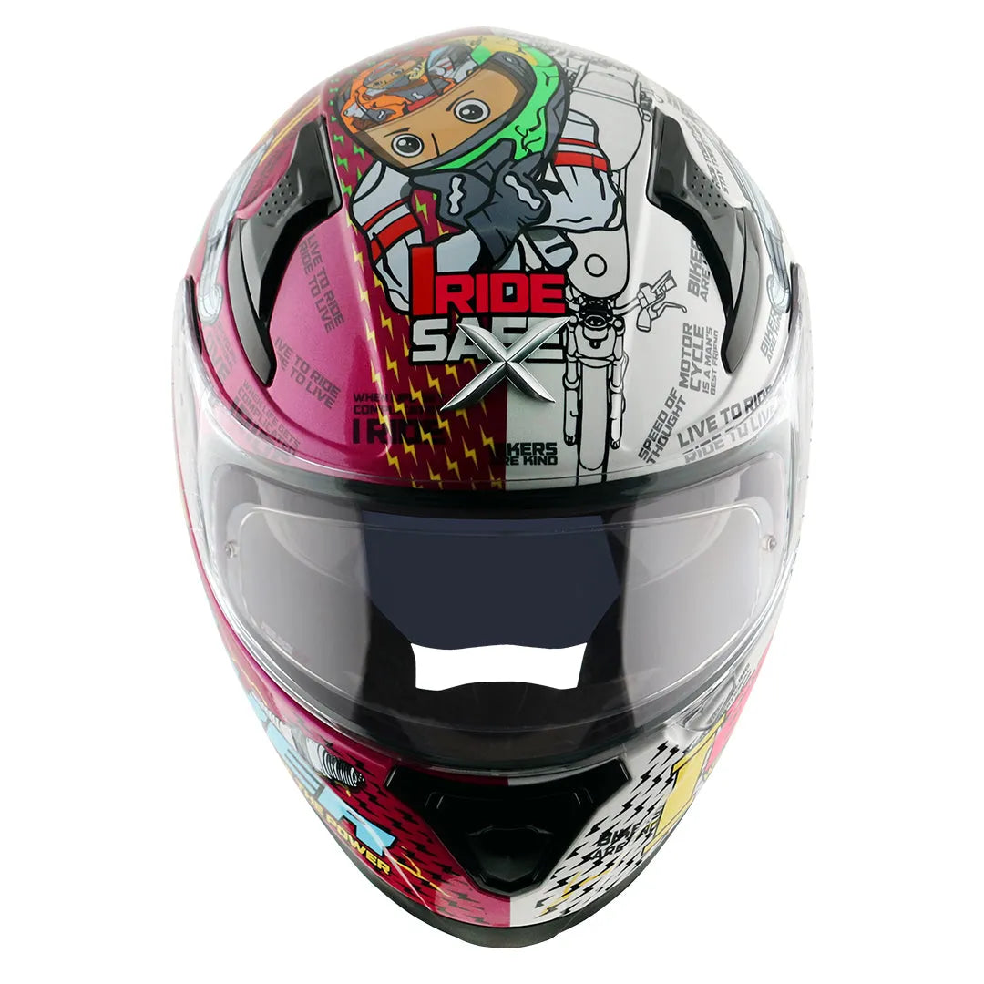 AXOR Xbhp Thenineteen Pink White Full Face Helmet