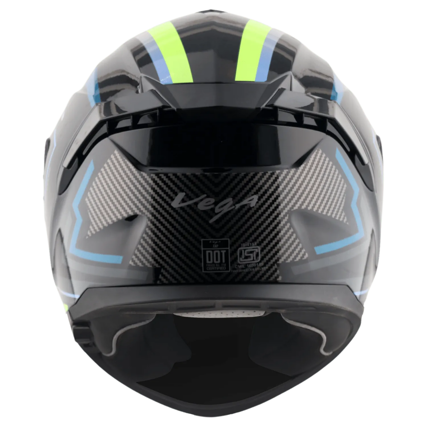 VEGA Zap Dx Explore Black Blue Full Face Helmet