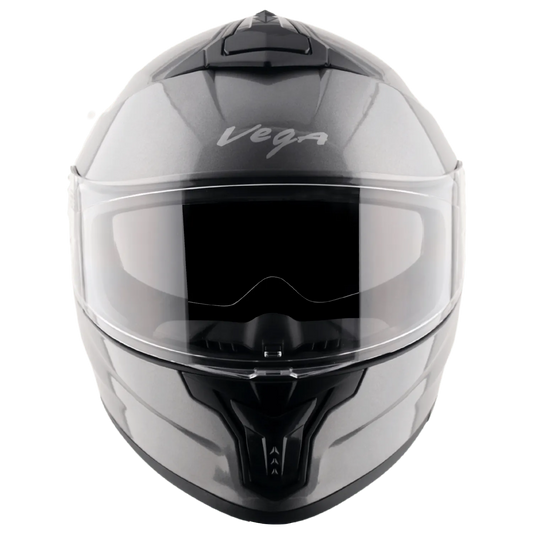VEGA Zap Dx Solid Athena Grey Full Face Helmet