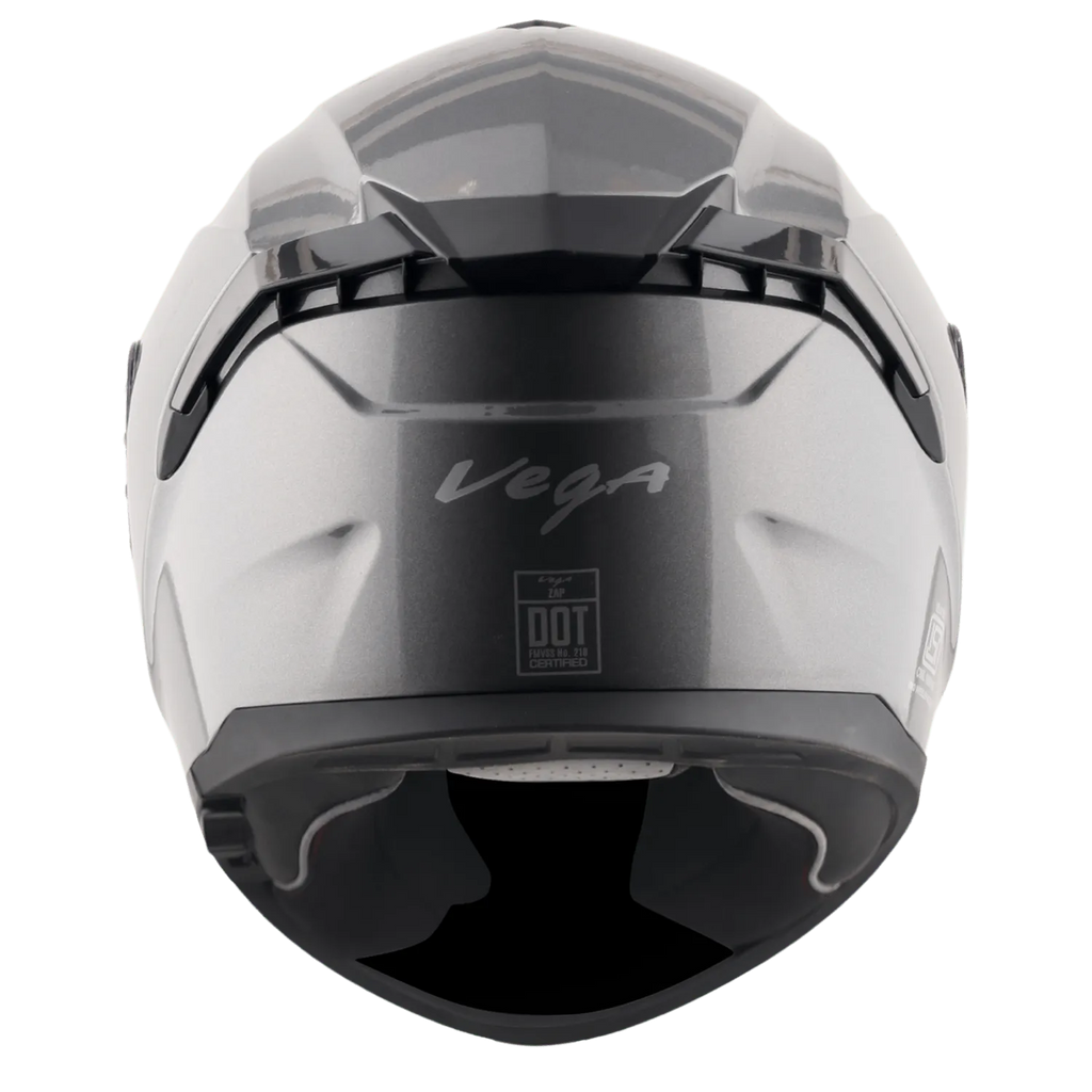 VEGA Zap Dx Solid Athena Grey Full Face Helmet