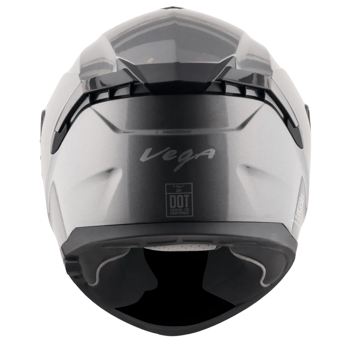 VEGA Zap Dx Solid Athena Grey Full Face Helmet