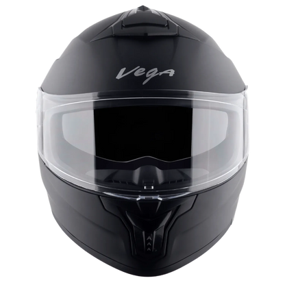 VEGA Zap Dx Solid Dull Black Md Full Face Helmet