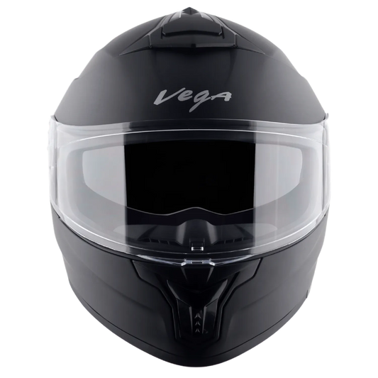 VEGA Zap Dx Solid Dull Black Md Full Face Helmet