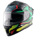 VEGA Zap Dx Volt Black Red Md Full Face Helmet