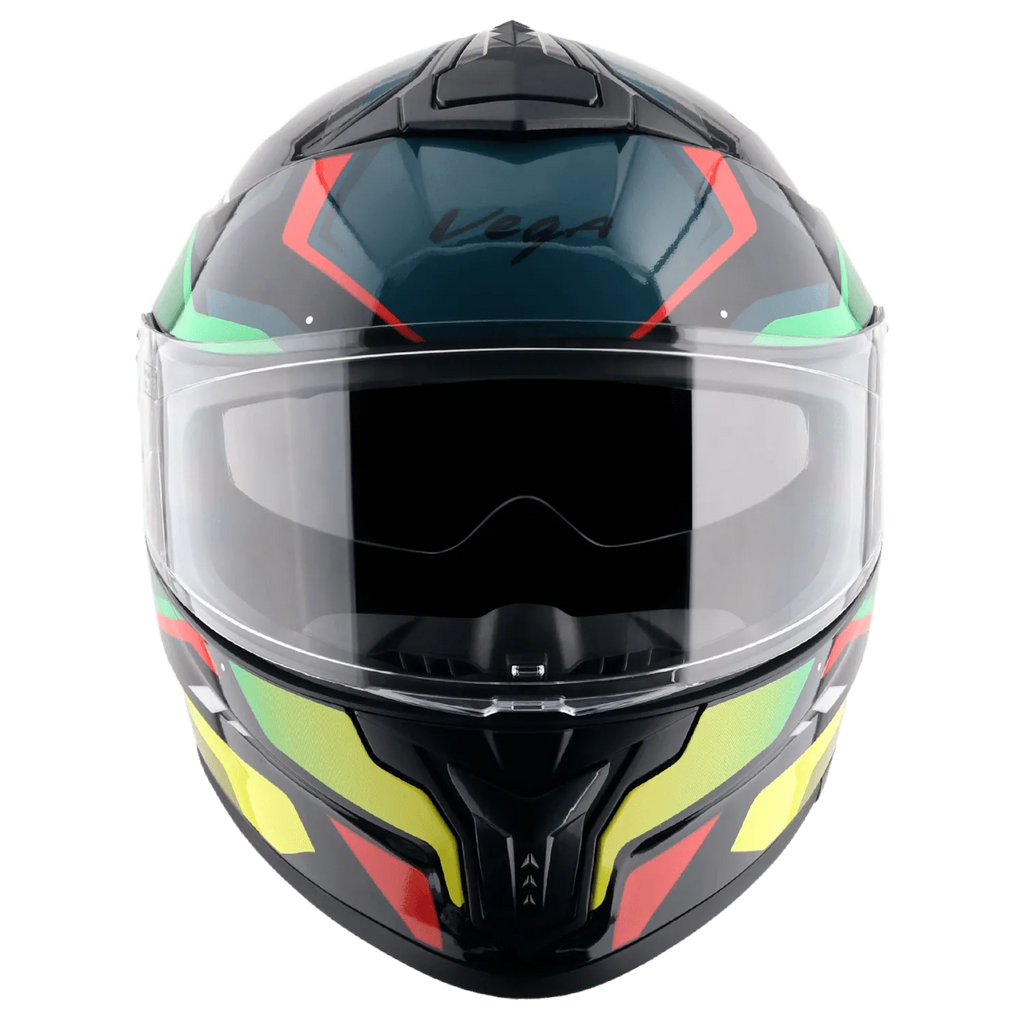 VEGA Zap Dx Volt Black Red Md Full Face Helmet