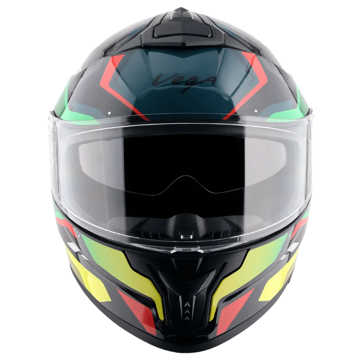 VEGA Zap Dx Volt Black Red Md Full Face Helmet