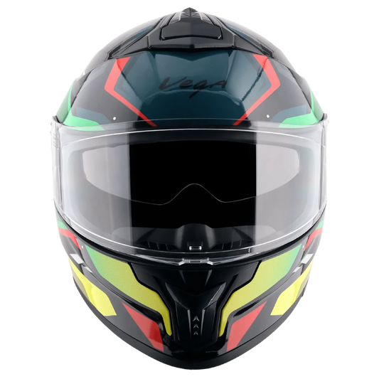 VEGA Zap Dx Volt Black Red Md Full Face Helmet